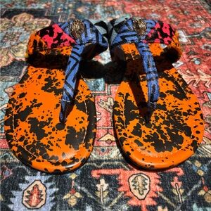 Kurt Geiger Women’s Sandals in Orange and Black